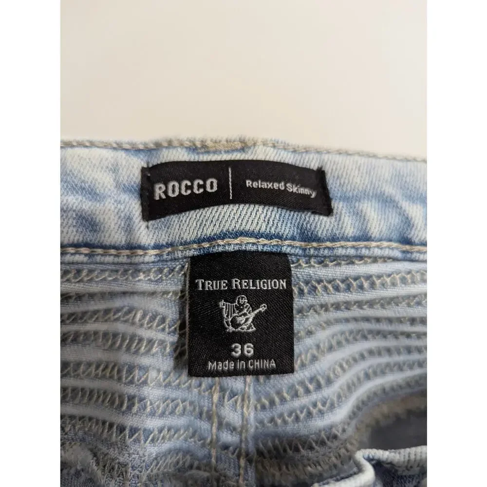 Tru religion world tour Mens Jeans Biker Waist 36